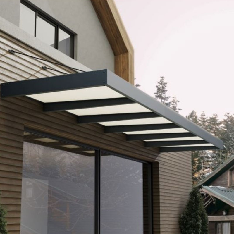 Transparent Weatherproof Frameless Glass Ceiling