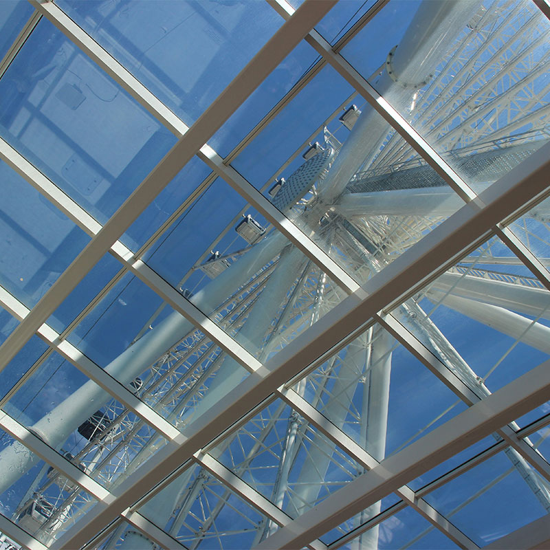 Architectural Laminated Glass Skylight with Soundproofing