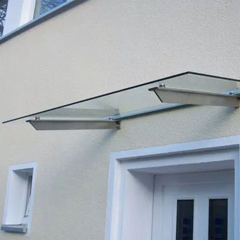 Premium Aluminum Toughened Clear Tempered Glass Canopy for Outdoor Use