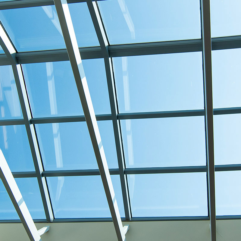 Architectural Laminated Glass Skylight with Soundproofing